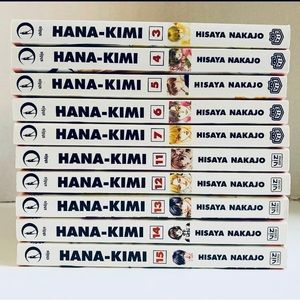 Hana-Kimi Manga Books Lot Bundle